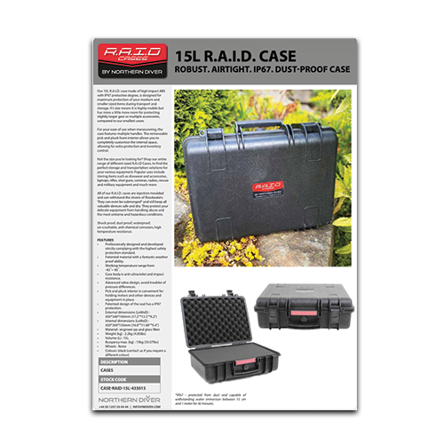 15L R.A.I.D CASE DATASHEET